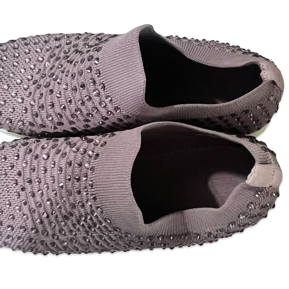 Kenneth Cole Reaction Cameron Jewel Jogger Slip-On Sneakers in Mauve Size 8.5 - Picture 5 of 6